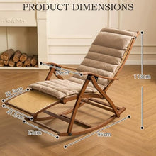 Ergonomic Outdoor Rocking Chair with Curved Design Lumbar Support, Suitable for Large Patios Gardens Porches(Yellow,113 * 95 * 59cm)