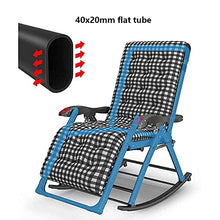 ntumLeap Chair, Patio Lounge Chairs Garden Rocking Chair with Mattress Folding Recliner Outdoor Adjustable Sun Lounger Rocker Zerovity Seat
