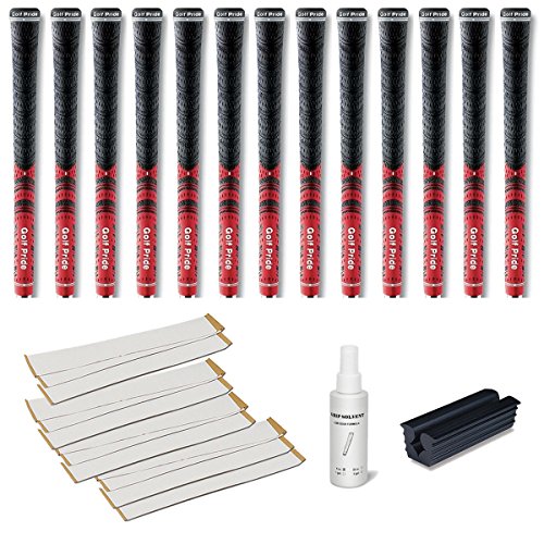 Golf Pride New Decade MCC 0.600 Grip Kit (13-Piece) Red