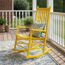Shine Company Vermont Porch Rockers – Lemon (Set of 2)
