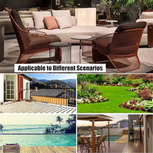 KPHYMOD Patio Loveseat, All-Weather Rattan 2 Seater Sofa, Outdoor Patio Furniture Set for Balcony Backyard Deck Poolside