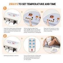 DKDZZXHUS Fast Heating Home Sauna Professional Slimming Sauna Blanket Heating Sauna Blanket for Home Spa Therapy Beauty Salon Easy to Fold up