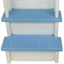 Pearl White with Tranquil Blue Steps Swimming Pool Ladder for Aqua Select