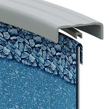 Pureline 33-Foot Round Overlap Pool Liner Aqua Marble Heavy Gauge
