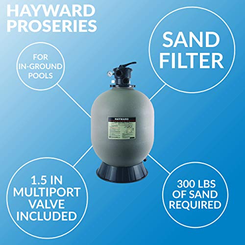 Hayward W3S244T ProSeries Sand Filter 24-Inch Top-Mount Tan