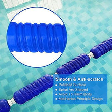 TUOYIBO Blue White Yellow Red Pool Rope Float Kits, 14ft/17ft/18ft/20ft/22ft/25ft/30ft/40ft Long Swimming Pool Safety Divider Rope and Float Line, with 2 Pre Assembled Stainless Hooks (Color : 9cm D