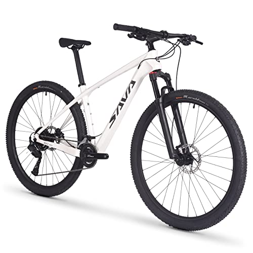 SAVADECK Carbon Fiber Mountain Bike 29-Inch Dual Disc Brake White