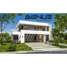 Avenue Lighting AV9895-SLV Avenue Collection Outdoor Wall Mount