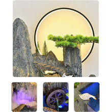 GLigeT Outdoor Water Fountain Rockery Water Screen, Courtyard Office Living Room Decoration, Outdoor Courtyard Fountain Landscaping Outdoor Fountain (Color : B)