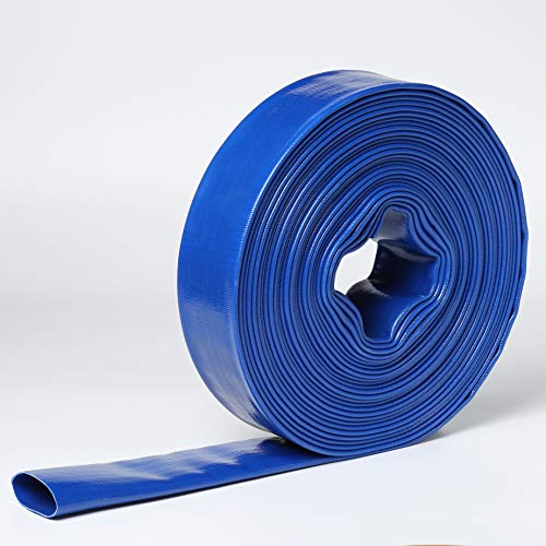4" In Dia x 300 ft Heavy Duty Flat Lay Sump Pump Discharge and Backwash PVC Hose 4 Bar
