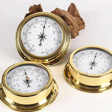 LLHBBSHYYDM Traditional Barometer, Traditional Weather Station for Home Wall, Fishing Vessel, Infants Room, Office