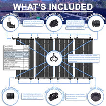 Fenix Pool Solar Heliocol Solar Pool Heater DIY Kit Black