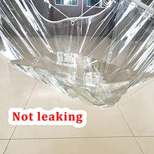 QWEASDF Clear Weatherproof Tarp, Tarpaulin Sheet, Rainproof Cover, Clear Awning Canopy, Dust-Proof, Suitable for Severe Weather Patio Enclosure Garden Plant Cover Open Balcony,2.3x10m/7.5x32.8ft