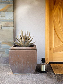 Desert Steel Sharkskin Agave - Large (28" W x 25" H) - Indoor/Outdoor Metal Yard Art & Yard Decor, All Weather