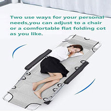 IIPOSAQQ Folding Recliner Cushioned Textoline Beach Chair Sun Lounger Bed for Garden and Outdoor Camping Portable Camping Outdoor Camping for Heavy People Support 440lbs