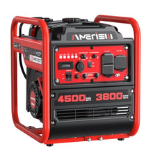 AMERISUN 4500W Open Frame Gas Inverter Generator, CO Alarm, Parallel Ready