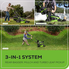 Greenworks 80V 25in Self-Propelled Lawn Mower, 4.0 Ah Battery and Charger