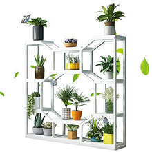 OJKJGYTF Indoor Plant Stand Metal Plant Stand,Multipurpose Flower Shelves Storage Organizer Display, for Indoor Outdoor Garden Balcony,D,100×25×130cm