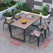 JOSOGO Patio Table and Chair Set, Patio Furniture Set Lightweight Outdoor Chairs and Table for Outside, Garden(W)