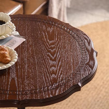 Chicken Couch End Table Retro Wooden Round Table Coffee Table Furniture Sofa Side Table Dessert Table Corner Tables for Living Room