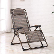 IIPOSAQQ Folding Recliner Cushioned Textoline Beach Chair Sun Lounger Bed for Garden and Outdoor Camping Adjustable Family Use Lunch Break in The Office