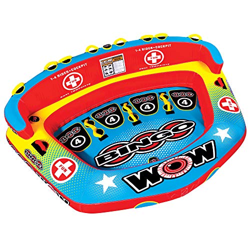 World of Watersports Wow 14-1080 Bingo 4 Water/Lake Towable Multicolor