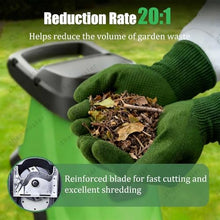 zhenmaster Powerful 2400W Electric Wood Chipper Garden Shredder with 50L Collector, 40mm Branch Cutting Capacity, Quiet Leaf Mulcher for Composting and Yard Waste, Portable Wheels for Easy Use