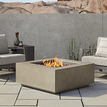 Lakeview Elysian 36-Inch Square Propane Gas Fire Table - Mist Gray - SC-C9812LP-MGRY