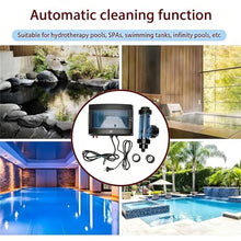 WYBYYDS Salt Chlorinator, 10/15/20/30/50G/H Chlorine Generator Auto-Stop When No Water, Smart Salt Chlorinator for Above Ground Pool & Hot Spring Pool 30g75m³