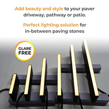 LUMENGY 0.5x9 Inch Paver Light 2700K Warm White Waterproof IP67 (12-Pack)
