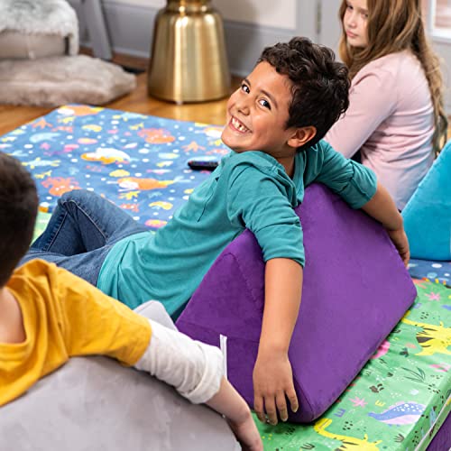 Jaxx Playscape Patterns Playset/Sofa Dinos/Grape