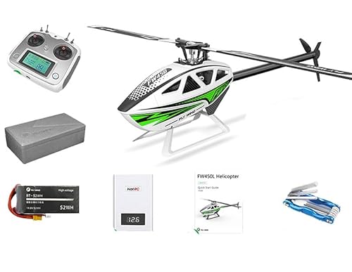 Helidirect FlyWing RC Helicopter FW450 V3 with H1-GPS Controller RTF Orange