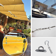 HOFUNTRE HDPE Retractable Wave Sun Shade, Retractable Sun Shade Canopy Cover Flexible Outdoor Canopy for Pergola, Backyard, Balcony Provides Sun Protection(W:3.2m/10.5ft*L:10m/32.8ft)