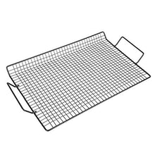 Barbecue Mesh Handle Iron Non-Stick BBQ Rack Grill Net for Outdoor Party Camping