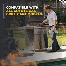 Coyote Freestanding Single Side Burner, Natural Gas - C1CSBNG