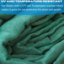 VBS - Green Shade Cloth - 70% - Mesh Fabric for Fence Privacy Screen, Garden Shade, Mesh Fence Screening, Shade Cloth Rolls, Wind Screen (12' x 300')