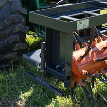 Titan Attachments 62" 3 Point Drum Aerator for Cat 1 & 2 Tractors with 88 Coring Plugs
