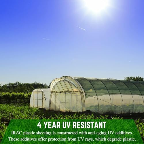 Farm Plastic Supply Clear Coolmax Greenhouse Plastic Sheeting 6 Mil 40' x 110'