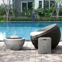 Lakeview Valley Bay 3 30-Inch Natural Gas Round Fire Bowl - Pewter - SCPH-402-4NG