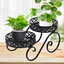 OJKJGYTF Simple Flower Stand Balcony Iron Flower Rack for Outdoor and Indoor Metal Holder Garden Patio Shelves for Plant Flower Pot Rack
