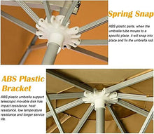 RWGOVLU Sun Parasol Umbrella Garden Outdoor Patio Balcony Round Wall Mounted Cantilever Parasol with Aluminium Frame, Telescopic Tilting Sunshade Umbrella