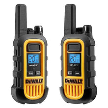DEWALT DXFRS300 Heavy Duty Walkie Talkies Waterproof Rechargeable Yellow 48 Pack