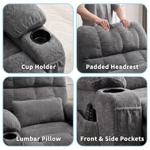 Homhougo Oversized Power Recliner Chair, 25.6" Wide Seat