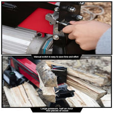 Electric Log Splitter, Hydraulic Wood Splitting Machine for Small to Medium Wood Burners with Foot Switch and Cross Head