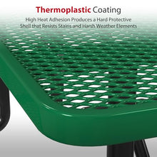 Leisure Craft 6 ft Outdoor Metal Picnic Table with Bench for 6, Made in USA
