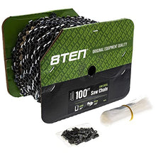 8TEN Chainsaw Chain Bulk Reel Semi Chisel 100 Foot 0.063 Gauge .325 Pitch