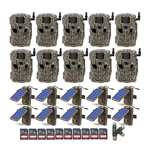 Stealth Cam Fusion X 26 MP Wireless Hunting Trail Camera Bundle with 32GB SD Card and Solar Panel