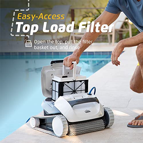 Dolphin E10 Robotic Pool Vacuum Cleaner White