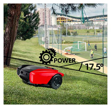 Cordless Electric Lawn Trimmer, Lawn Mower Automatic Rechargeable Robot Mower with Docking Station Smart App Control Gardening Tools for Golf Course and Garden Lightweight Low Noise Easy to use