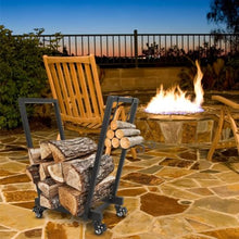 DJVHSRI Heavy Duty Firewood Storage Rack, Fireplace Tool, Stable Stand, Strong and Sturdy for Indoor Hearth Or Outdoor Patio,Firewood Rack,